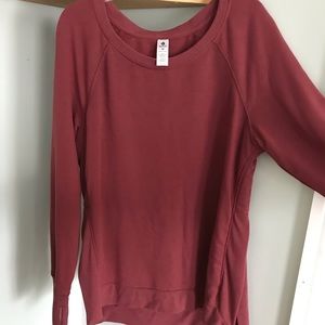90 Degree maroon sweater
